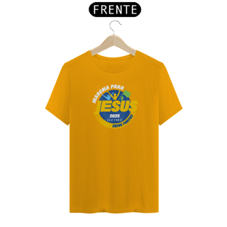 Nome do produto Camiseta Marcha Para Jesus 2025 - 100% algodão - Frente