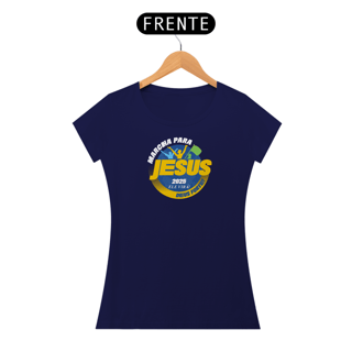 Nome do produto Camiseta Baby Long Feminina - 100% algodão - Frente