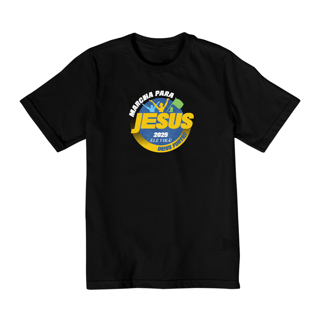 Nome do produto Camiseta Kids Unissex | Marcha Para Jesus 2025 (02 a 08 anos) - Frente