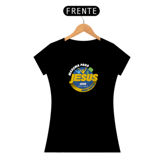 Nome do produto Camiseta Baby Long Feminina - 100% algodão - Frente
