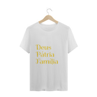 Nome do produto Camiseta Deus, Pátria & Familia