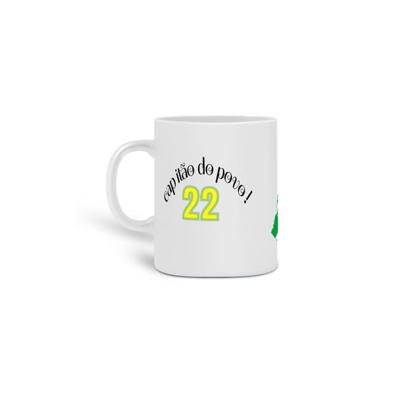 Caneca Capitão do povo!