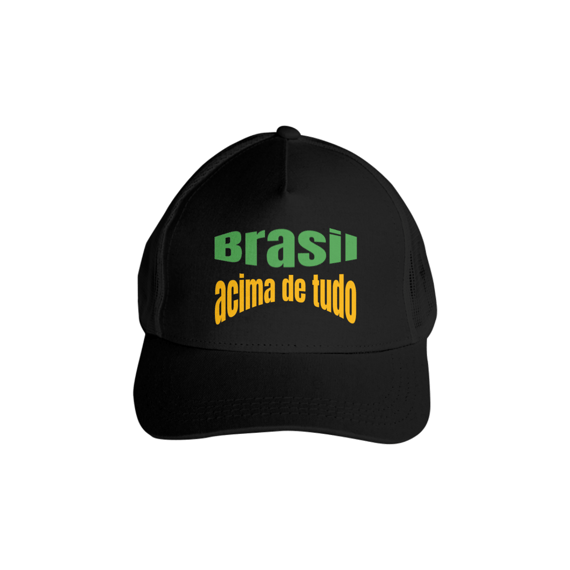 Boné Brasil acima de tudo