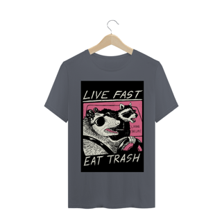 Nome do produto Camiseta LIVE FAST EAT TRASH