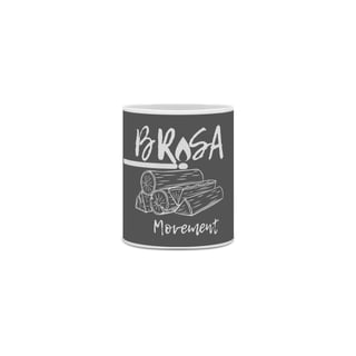 Nome do produto CANECA BRASA duble Cinza