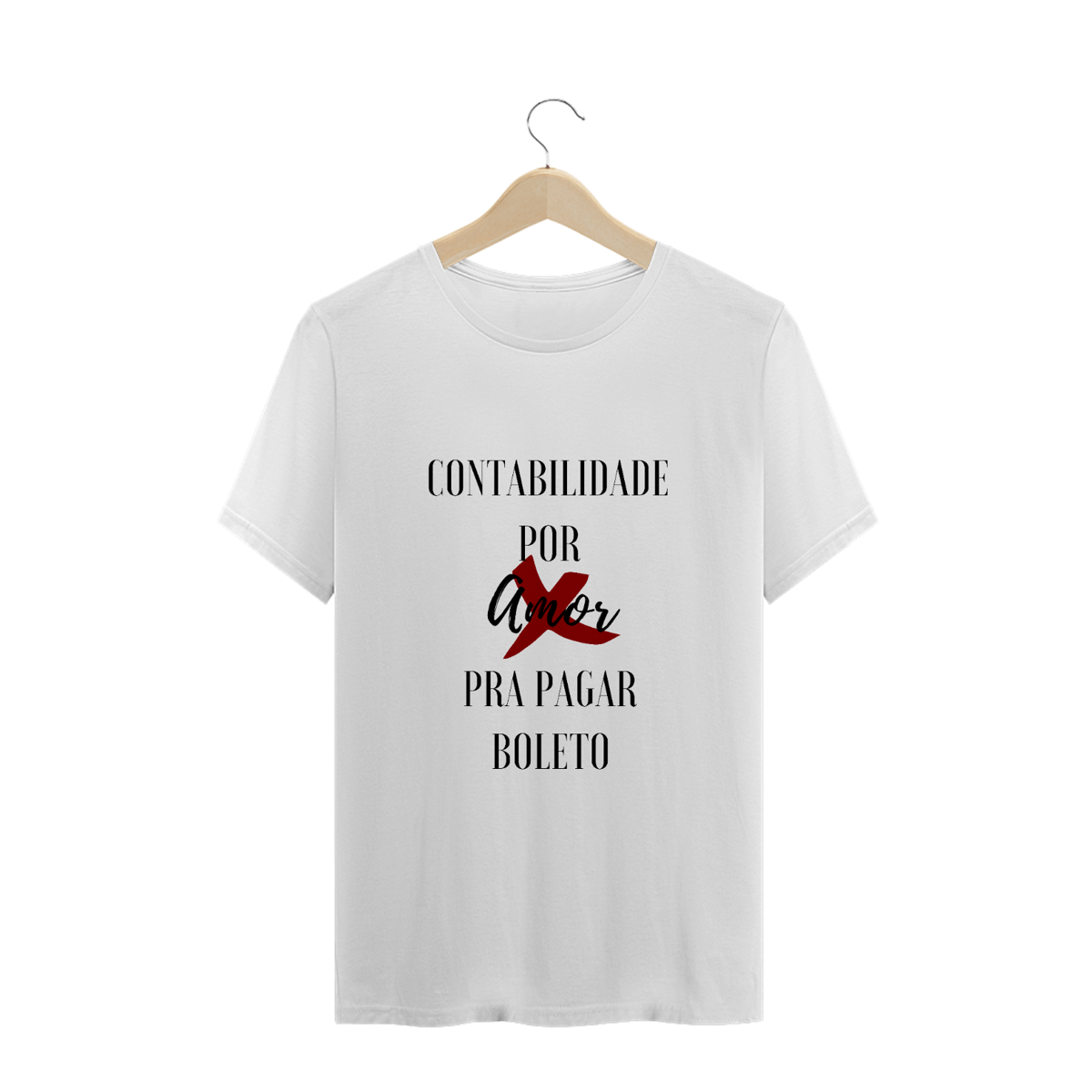 Nome do produto: T-Shirt Contabilidade por...
