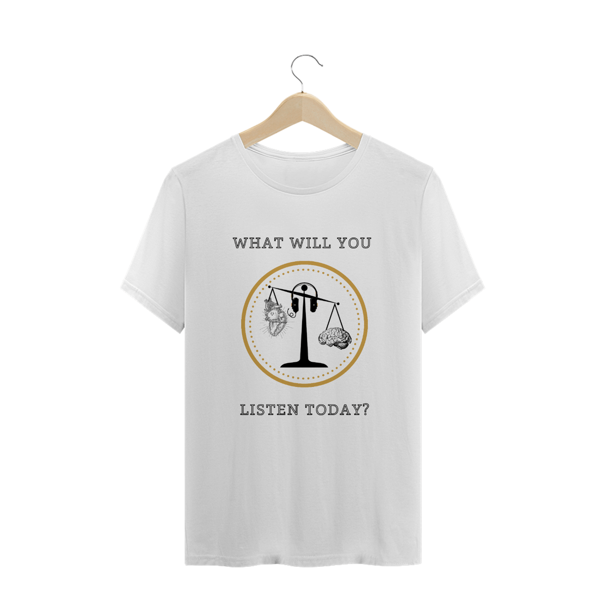 Nome do produto: T-Shirt Coração ou Razão?