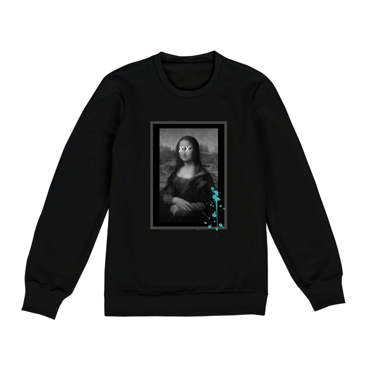 Nome do produto: Moletom Fechado Unissex Mona Lisa