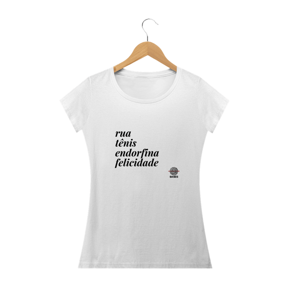 Camiseta - Baby Long - Felicidade