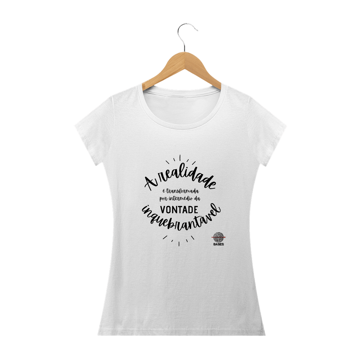 Nome do produto: Camiseta - Baby Long - Vontade Inquebrantável