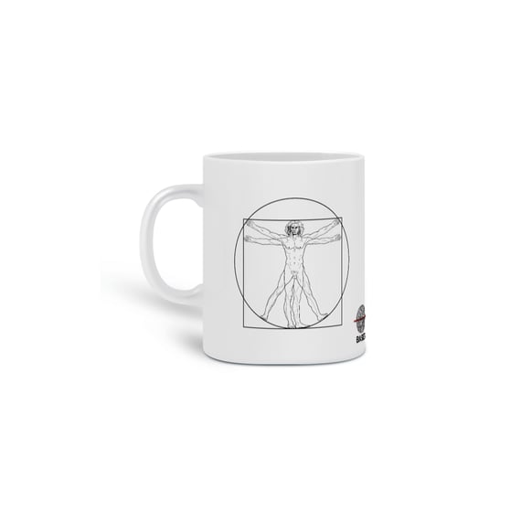 Caneca - Homem Vitruviano
