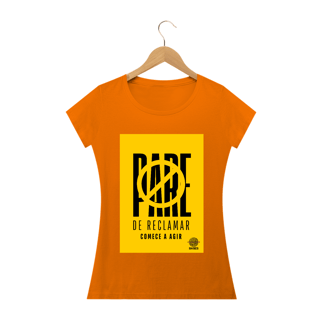 Nome do produto Camiseta Baby Long - Pare de Reclamar