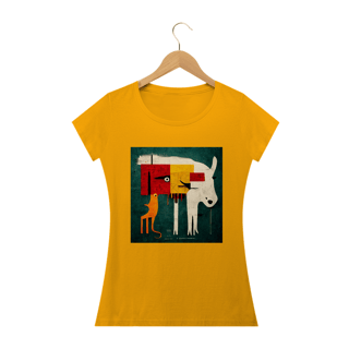 Nome do produto Camiseta Baby Long Geometrica