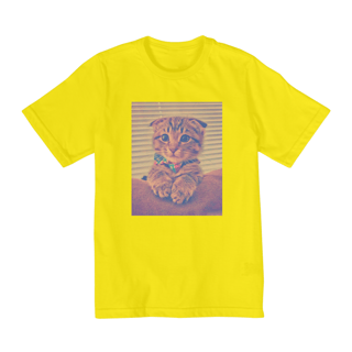 Nome do produto Camiseta Infantil Gatinho 2