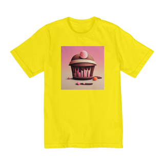 Nome do produto Camiseta Infantil Cupcake 1