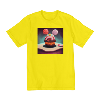 Nome do produto Camiseta infantil Cupcake 2