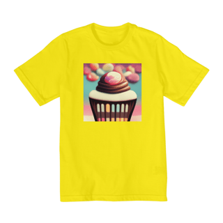 Nome do produto Camiseta Infantil Cupcake 4