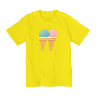 Nome do produto Camiseta Infantil Sorvete 4