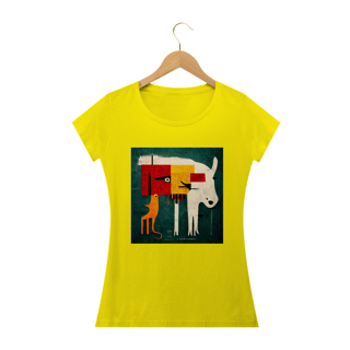 Nome do produto Camiseta Baby Long Geometrica