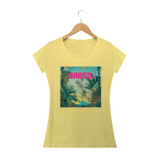 Nome do produto Camiseta Baby long do Brasil tropical 2