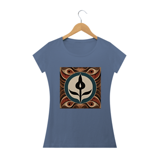 Nome do produto Camiseta Baby Long Tribal madeira