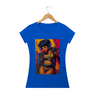 Nome do produto Camiseta Baby Long Garota Futurista