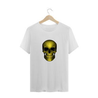 Nome do produto Camiseta Plus Caveira Amarela