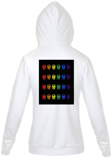 Nome do produto Moletom Caveira Neon Colorida