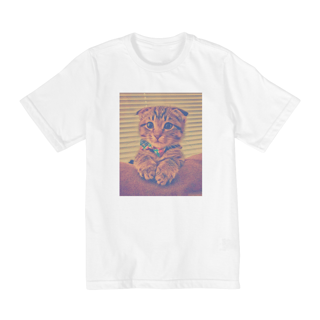 Nome do produto Camiseta Infantil Gatinho 2