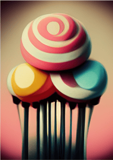 Nome do produto Poster Mundo dos Doces 4