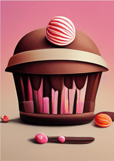 Nome do produto Poster Cupcake 1