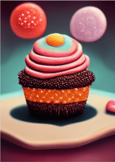 Nome do produto Poster Cupcake 2