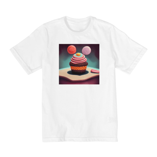 Nome do produto Camiseta infantil Cupcake 2