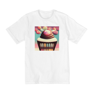 Nome do produto Camiseta Infantil Cupcake 4