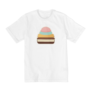 Nome do produto Camiseta Infantil Sorvete