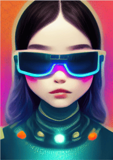 Nome do produto Poster Garota VR 3