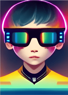 Nome do produto Poster Garoto VR 1