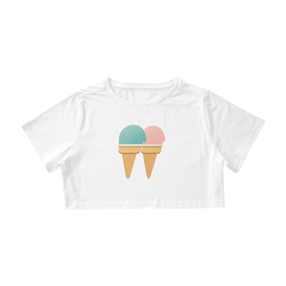 Nome do produto Camiseta Cropped Sorvete 4
