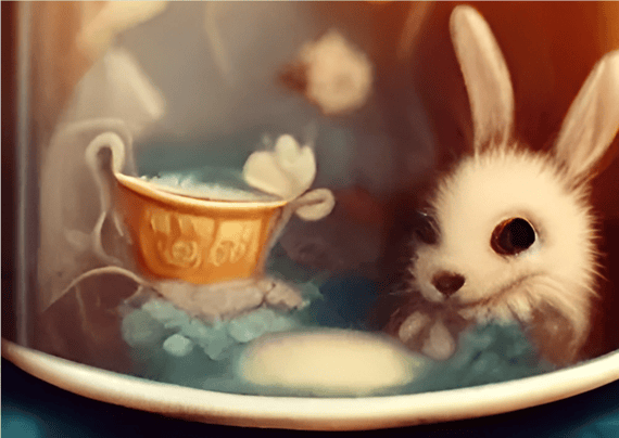 Poster Coelhinho Chá 2