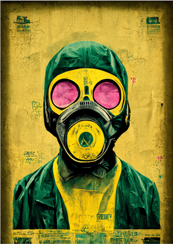 Poster Mascara de Gas