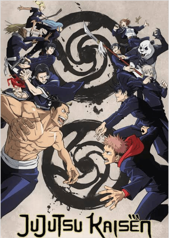Poster jujutsu kaisen 