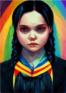 Nome do produto Poster Wandinha