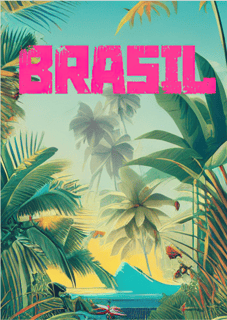 Nome do produto Poster do Brasil Tropical 2