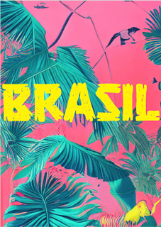 Nome do produto Poster do Brasil tropical 4