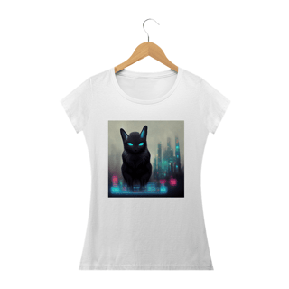 Nome do produto Blusa Baby Long Gato Preto