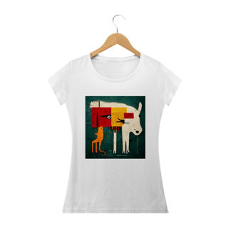 Nome do produto Camiseta Baby Long Geometrica