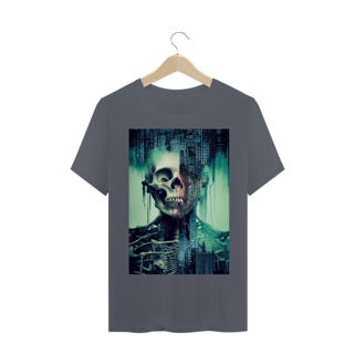 Nome do produto Camiseta Masculina Caveira Tech