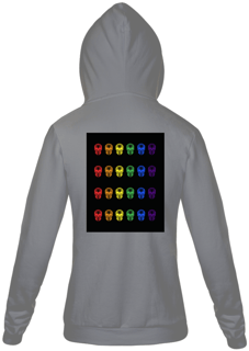 Nome do produto Moletom Caveira Neon Colorida