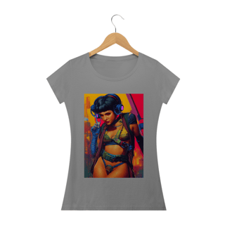 Nome do produto Camiseta Baby Long Garota Futurista