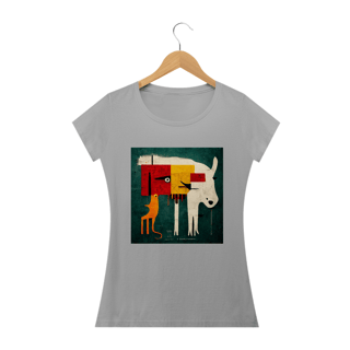 Nome do produto Camiseta Baby Long Geometrica